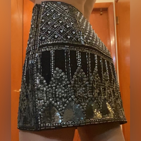 Club Monaco bedazzled mini skirt - Picture 4 of 5